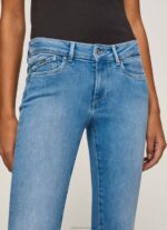 Women Denim Pepe Jeans Pixie Midrise Skinny Fit Jeans 60J4051 - Image 3