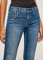 Women Denim Pepe Jeans Pixie Skinny Fit Midrise Jeans 60J4054 - Image 3