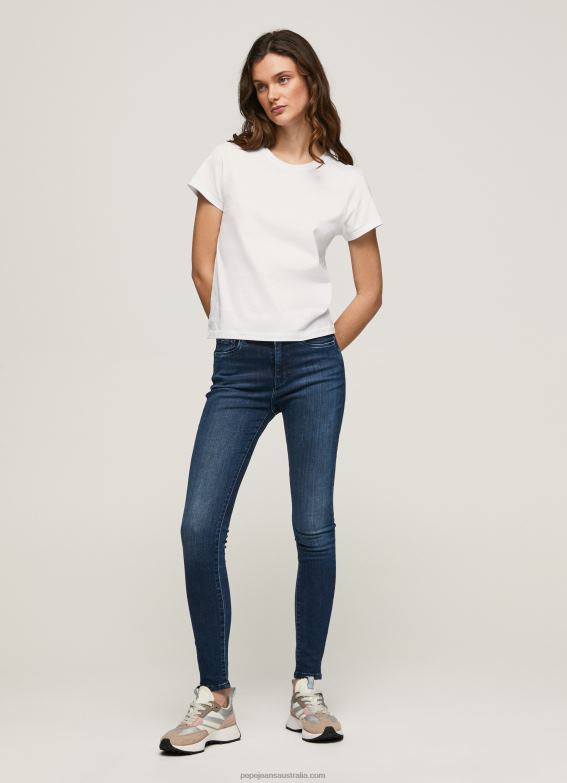women_denim_pepe_jeans_regent_high_waisted_skinny_fit_jeans_60j4045.jpg Women Denim Pepe Jeans Regent High Waisted Skinny Fit Jeans 60J4045 - Image 1