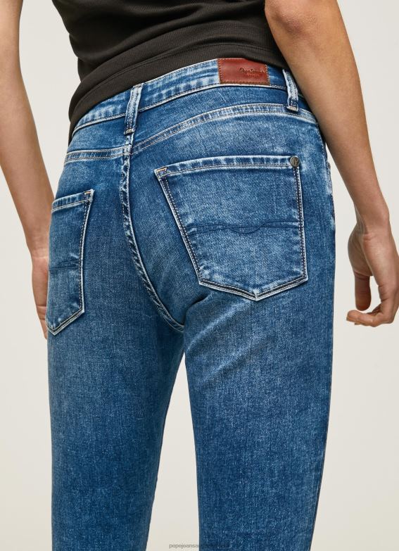 Women Denim Pepe Jeans Regent High Waisted Skinny Fit Jeans 60J4046 - Image 2