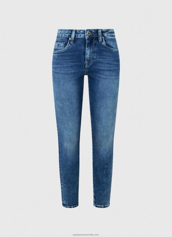 Women Denim Pepe Jeans Regent High Waisted Skinny Fit Jeans 60J4046 - Image 5