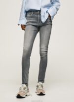 Women Denim Pepe Jeans Regent High Waisted Skinny Fit Jeans 60J4047 - Image 2
