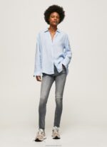 Women Denim Pepe Jeans Regent High Waisted Skinny Fit Jeans 60J4047