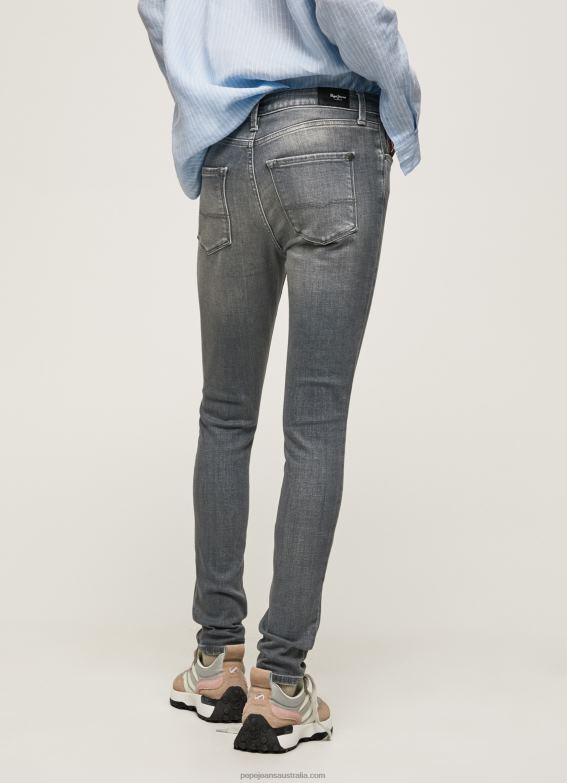 Women Denim Pepe Jeans Regent High Waisted Skinny Fit Jeans 60J4047 - Image 4