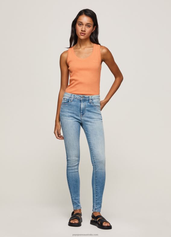 women_denim_pepe_jeans_regent_high_waisted_skinny_fit_jeans_60j4052.jpg Women Denim Pepe Jeans Regent High Waisted Skinny Fit Jeans 60J4052 - Image 1