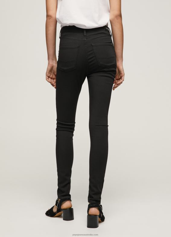 Women Denim Pepe Jeans Regent Skinny Fit High Waist Jeans 60J4055 - Image 4