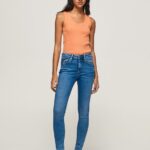 Women Denim Pepe Jeans Regent Skinny Fit High Waist Jeans 60J4058