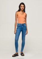 Women Denim Pepe Jeans Regent Skinny Fit High Waist Jeans 60J4058