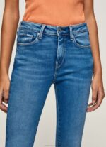 Women Denim Pepe Jeans Regent Skinny Fit High Waist Jeans 60J4058 - Image 3