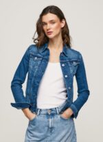 Women Denim Pepe Jeans Regular Fit Denim Jacket 60J40138