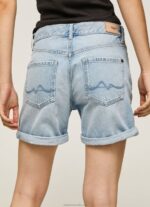 Women Denim Pepe Jeans Regular Fit Denim Shorts 60J40492 - Image 5