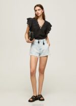 Women Denim Pepe Jeans Regular Fit Denim Shorts 60J40510