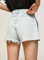 Women Denim Pepe Jeans Regular Fit Denim Shorts 60J40510 - Image 5