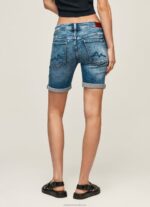 Women Denim Pepe Jeans Regular Fit Denim Shorts 60J40513 - Image 4
