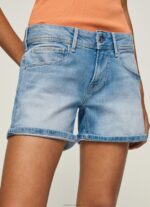Women Denim Pepe Jeans Regular Fit Denim Shorts 60J40514 - Image 3