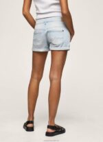 Women Denim Pepe Jeans Regular Fit Denim Shorts 60J40521 - Image 4