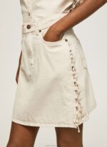 Women Denim Pepe Jeans Regular Fit Denim Skirt 60J40474 - Image 3