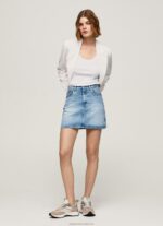 Women Denim Pepe Jeans Regular Fit Denim Skirt 60J40479