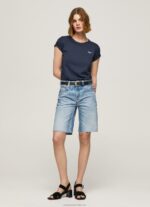 Women Denim Pepe Jeans Relaxed Fit Denim Shorts 60J40486