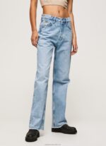 Women Denim Pepe Jeans Robyn High Waisted Regular Fit Jeans 60J4016 - Image 2