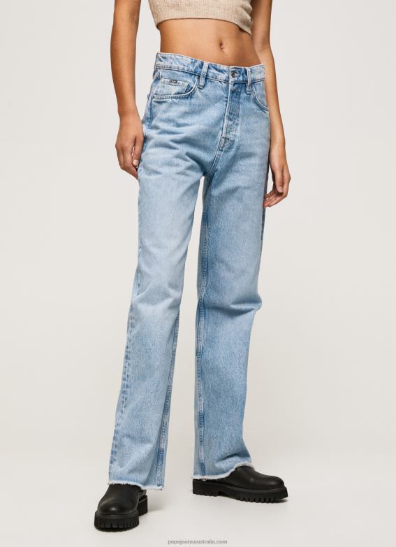 Women Denim Pepe Jeans Robyn High Waisted Regular Fit Jeans 60J4016 - Image 2
