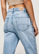Women Denim Pepe Jeans Robyn High Waisted Regular Fit Jeans 60J4016 - Image 4