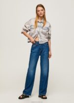 Women Denim Pepe Jeans Robyn Regular Fit High Waisted Jeans 60J401