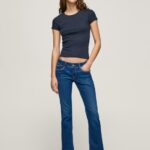 Women Denim Pepe Jeans Saturn Midrise Regular Fit Jeans 60J4021