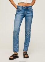 Women Denim Pepe Jeans Saturn Midrise Regular Fit Jeans 60J4022 - Image 2