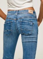 Women Denim Pepe Jeans Saturn Midrise Regular Fit Jeans 60J4022 - Image 5