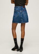 Women Denim Pepe Jeans Short Cotton Denim Skirt 60J4099 - Image 4