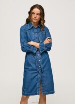 Women Denim Pepe Jeans Short Denim Shirt Dress 60J40101 - Image 2