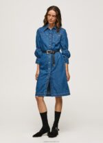 Women Denim Pepe Jeans Short Denim Shirt Dress 60J40101
