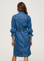 Women Denim Pepe Jeans Short Denim Shirt Dress 60J40101 - Image 4