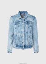 Women Denim Pepe Jeans Slim Fit Denim Jacket 60J40102 - Image 5