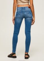 Women Denim Pepe Jeans Soho Midrise Skinny Fit Jeans 60J4048 - Image 4