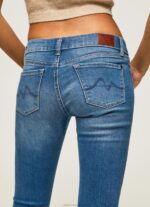 Women Denim Pepe Jeans Soho Midrise Skinny Fit Jeans 60J4048 - Image 5