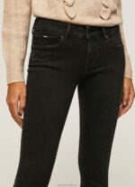Women Denim Pepe Jeans Soho Slim Fit Mid Waist Jeans 60J4056 - Image 3