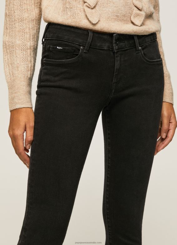 Women Denim Pepe Jeans Soho Slim Fit Mid Waist Jeans 60J4056 - Image 3