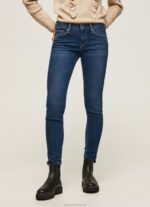 Women Denim Pepe Jeans Soho Slim Fit Mid Waist Jeans 60J4057 - Image 2