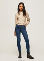Women Denim Pepe Jeans Soho Slim Fit Mid Waist Jeans 60J4057