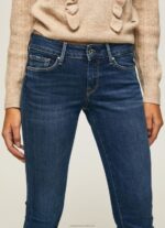 Women Denim Pepe Jeans Soho Slim Fit Mid Waist Jeans 60J4057 - Image 3