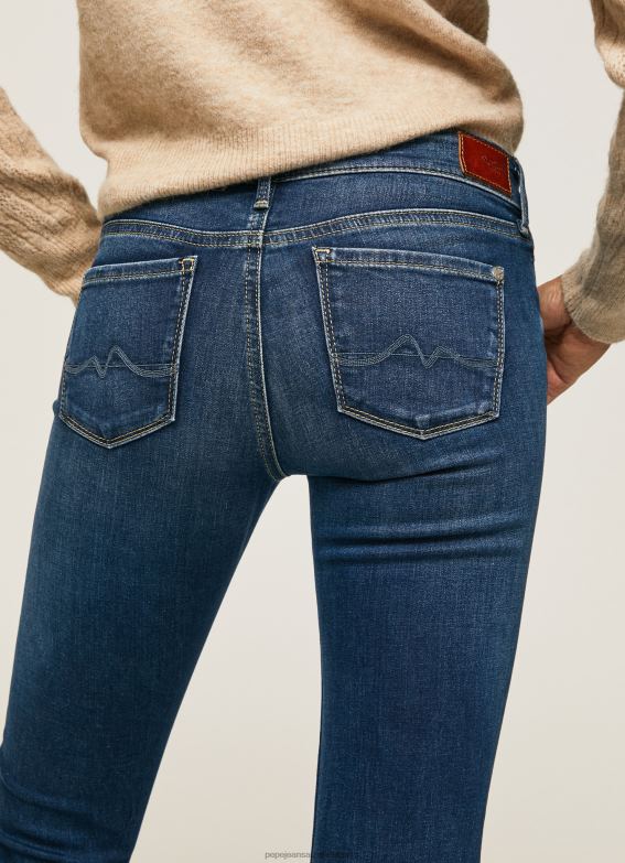 Women Denim Pepe Jeans Soho Slim Fit Mid Waist Jeans 60J4057 - Image 5