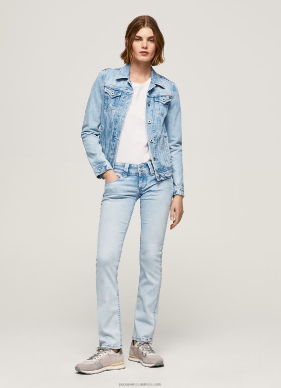 Women Denim Pepe Jeans Venus Low Rise Regular Fit Jeans 60J4023 - Image 1