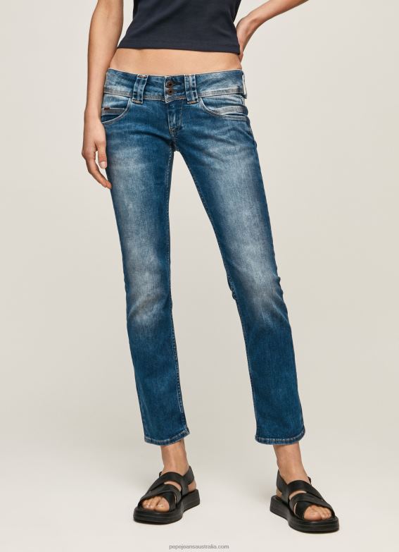 Women Denim Pepe Jeans Venus Low Rise Regular Fit Jeans 60J4031 - Image 2