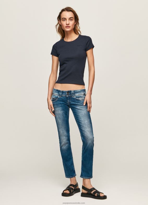 Women Denim Pepe Jeans Venus Low Rise Regular Fit Jeans 60J4031 - Image 1