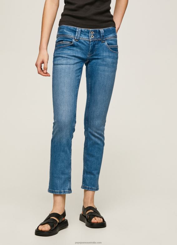 Women Denim Pepe Jeans Venus Regular Fit Low Waist Jeans 60J4033 - Image 2