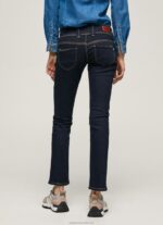 Women Denim Pepe Jeans Venus Straight Fit Low Waist Jeans 60J4037 - Image 4