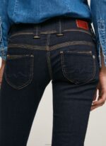 Women Denim Pepe Jeans Venus Straight Fit Low Waist Jeans 60J4037 - Image 5