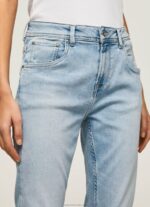 Women Denim Pepe Jeans Violet High Waisted Relaxed Fit Jeans 60J4085 - Image 3